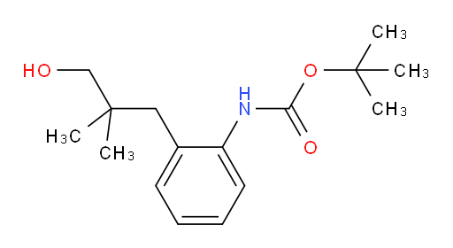tert-butyl N-[2-(3-hydroxy-2,2-dimethylpropyl)phenyl]carbamate