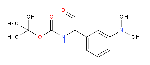tert-butyl N-{1-[3-(dimethylamino)phenyl]-2-oxoethyl}carbamate