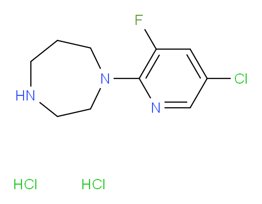 1-(5-chloro-3-fluoropyridin-2-yl)-1,4-diazepane dihydrochloride