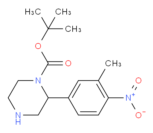 tert-butyl 2-(3-methyl-4-nitrophenyl)piperazine-1-carboxylate