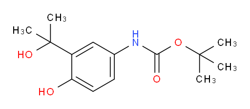 tert-butyl N-[4-hydroxy-3-(2-hydroxypropan-2-yl)phenyl]carbamate