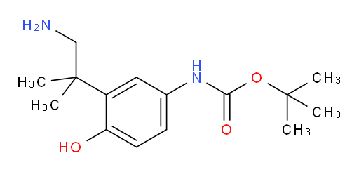 tert-butyl N-[3-(1-amino-2-methylpropan-2-yl)-4-hydroxyphenyl]carbamate