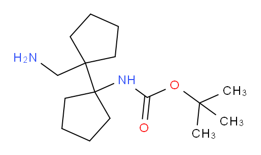 tert-butyl N-{1-[1-(aminomethyl)cyclopentyl]cyclopentyl}carbamate