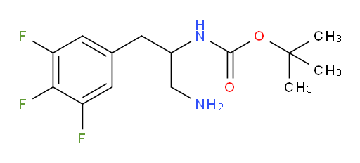 tert-butyl N-[1-amino-3-(3,4,5-trifluorophenyl)propan-2-yl]carbamate