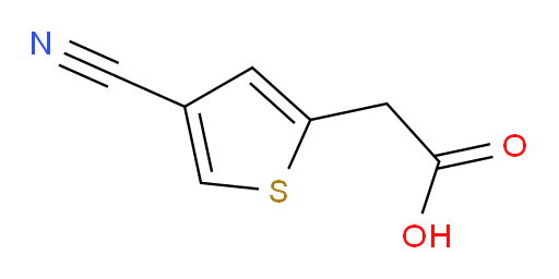 2-(4-cyanothiophen-2-yl)acetic acid