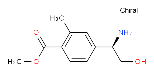 methyl 4-[(1R)-1-amino-2-hydroxyethyl]-2-methylbenzoate