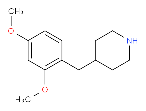 4-[(2,4-dimethoxyphenyl)methyl]piperidine