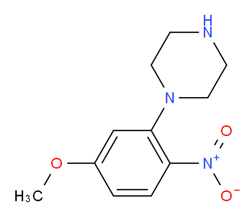 1-(5-methoxy-2-nitrophenyl)piperazine