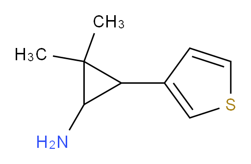 2,2-dimethyl-3-(thiophen-3-yl)cyclopropan-1-amine