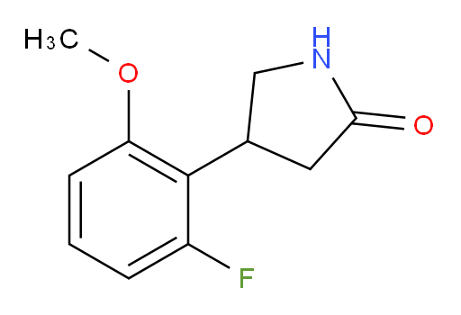 4-(2-fluoro-6-methoxyphenyl)pyrrolidin-2-one
