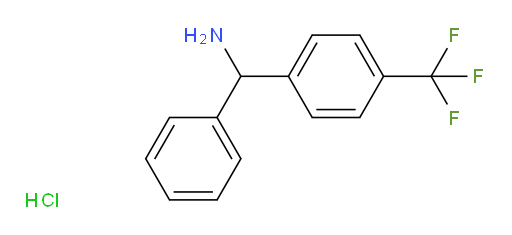 phenyl[4-(trifluoromethyl)phenyl]methanamine hydrochloride