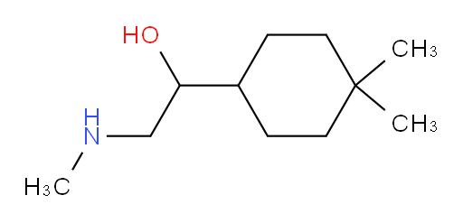 1-(4,4-dimethylcyclohexyl)-2-(methylamino)ethan-1-ol