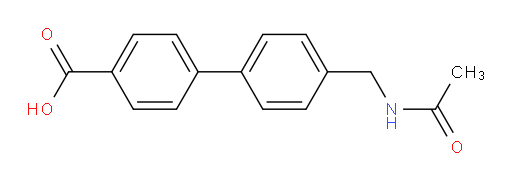 4-[4-(acetamidomethyl)phenyl]benzoic acid