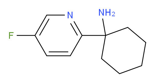 1-(5-fluoropyridin-2-yl)cyclohexan-1-amine