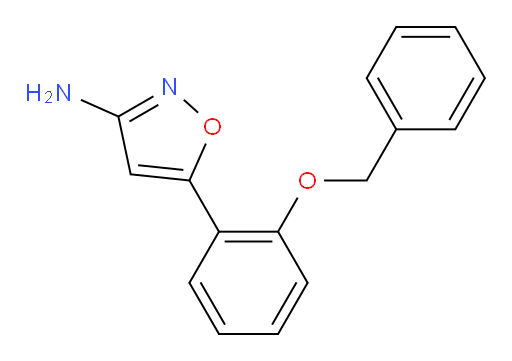 5-[2-(benzyloxy)phenyl]-1,2-oxazol-3-amine