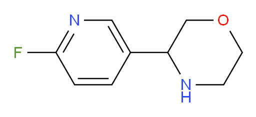 3-(6-fluoropyridin-3-yl)morpholine
