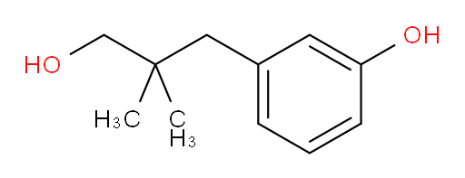 3-(3-hydroxy-2,2-dimethylpropyl)phenol