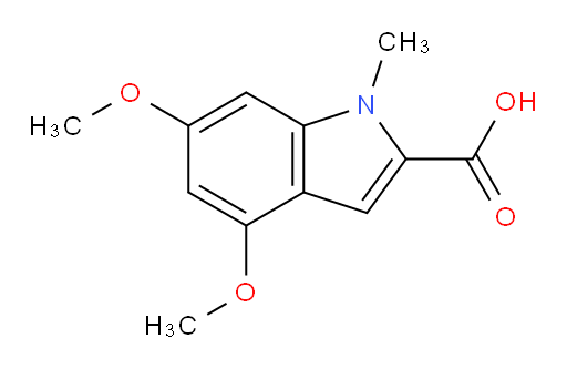 4,6-dimethoxy-1-methyl-1H-indole-2-carboxylic acid