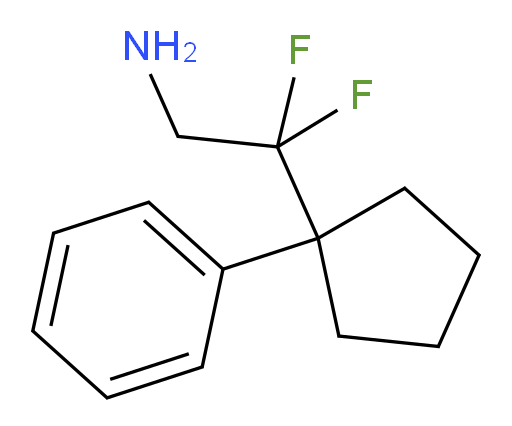 2,2-difluoro-2-(1-phenylcyclopentyl)ethan-1-amine
