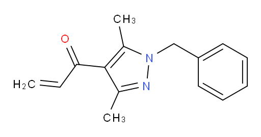 1-(1-benzyl-3,5-dimethyl-1H-pyrazol-4-yl)prop-2-en-1-one