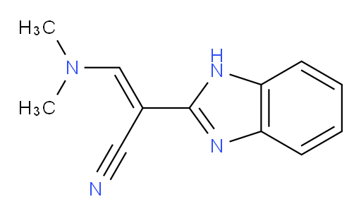 2-(1H-1,3-benzodiazol-2-yl)-3-(dimethylamino)prop-2-enenitrile