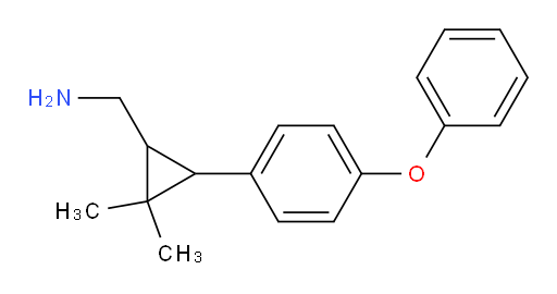 [2,2-dimethyl-3-(4-phenoxyphenyl)cyclopropyl]methanamine