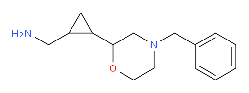 [2-(4-benzylmorpholin-2-yl)cyclopropyl]methanamine