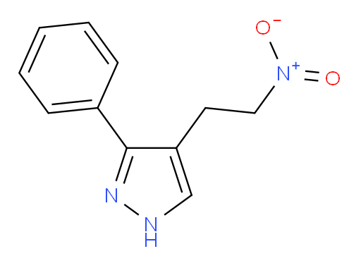 4-(2-nitroethyl)-3-phenyl-1H-pyrazole