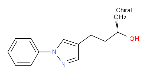 (2S)-4-(1-phenyl-1H-pyrazol-4-yl)butan-2-ol