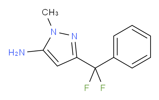 3-[difluoro(phenyl)methyl]-1-methyl-1H-pyrazol-5-amine