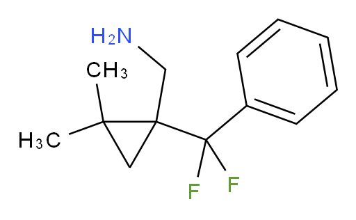 {1-[difluoro(phenyl)methyl]-2,2-dimethylcyclopropyl}methanamine