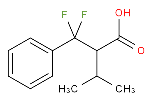 2-[difluoro(phenyl)methyl]-3-methylbutanoic acid