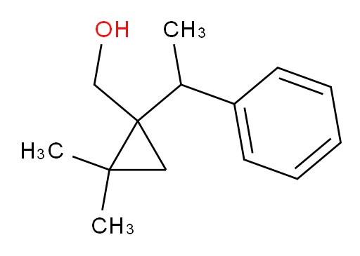 [2,2-dimethyl-1-(1-phenylethyl)cyclopropyl]methanol