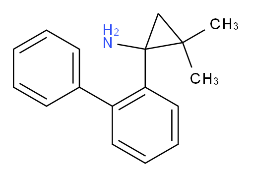 2,2-dimethyl-1-(2-phenylphenyl)cyclopropan-1-amine