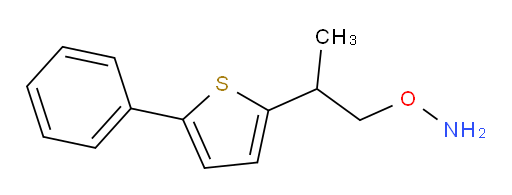 O-[2-(5-phenylthiophen-2-yl)propyl]hydroxylamine