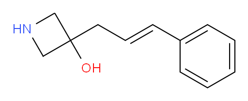 3-(3-phenylprop-2-en-1-yl)azetidin-3-ol