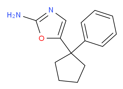 5-(1-phenylcyclopentyl)-1,3-oxazol-2-amine