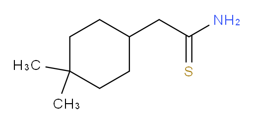 2-(4,4-dimethylcyclohexyl)ethanethioamide