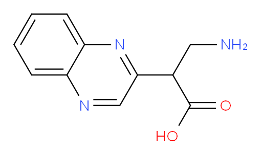 3-amino-2-(quinoxalin-2-yl)propanoic acid