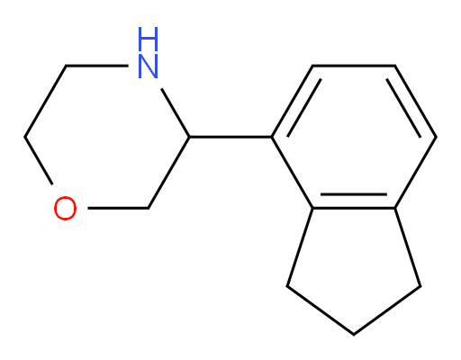 3-(2,3-dihydro-1H-inden-4-yl)morpholine