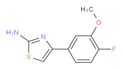 4-(4-fluoro-3-methoxyphenyl)-1,3-thiazol-2-amine