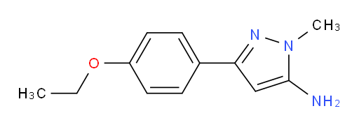 3-(4-ethoxyphenyl)-1-methyl-1H-pyrazol-5-amine