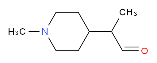 2-(1-methylpiperidin-4-yl)propanal