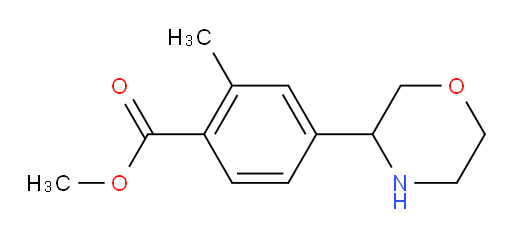 methyl 2-methyl-4-(morpholin-3-yl)benzoate