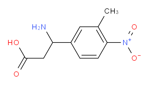 3-amino-3-(3-methyl-4-nitrophenyl)propanoic acid