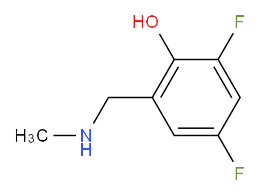 2,4-difluoro-6-[(methylamino)methyl]phenol