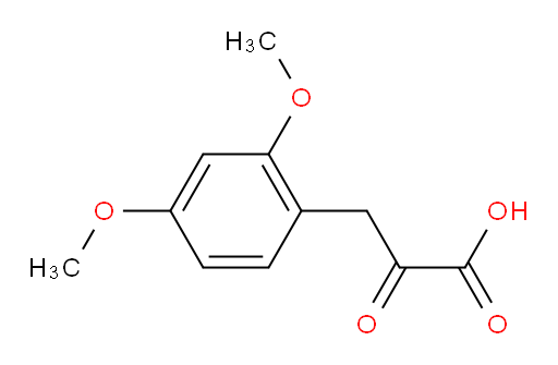 3-(2,4-dimethoxyphenyl)-2-oxopropanoic acid