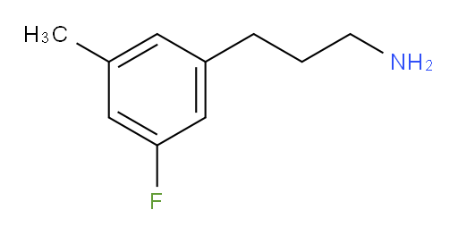 3-(3-fluoro-5-methylphenyl)propan-1-amine
