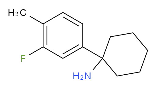 1-(3-fluoro-4-methylphenyl)cyclohexan-1-amine