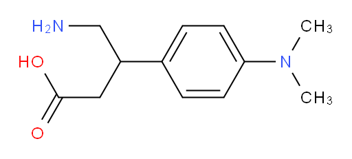 4-amino-3-[4-(dimethylamino)phenyl]butanoic acid